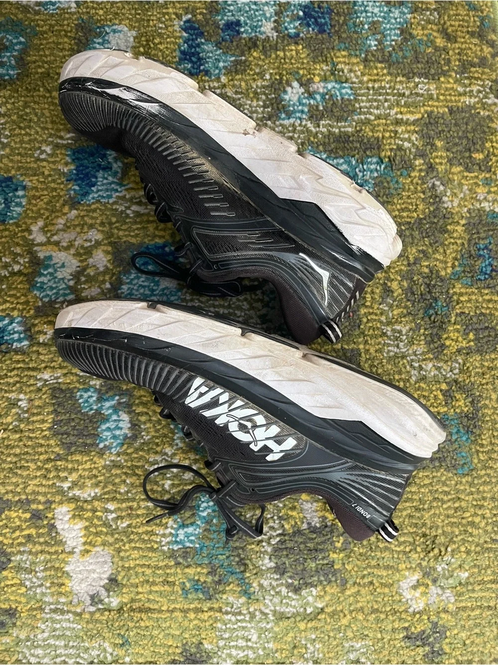 Hoka Black Running Sneakers - Bondi 7
